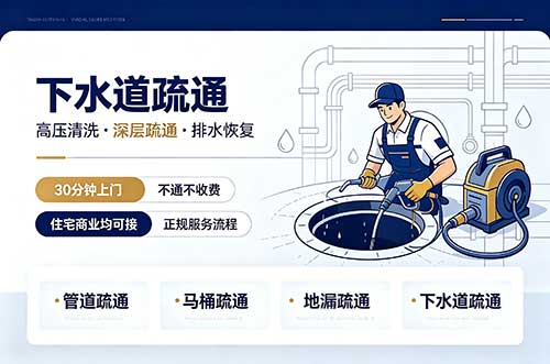 甘孜下水道疏通